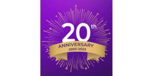 Rem Learning 20th Anniversary Logo