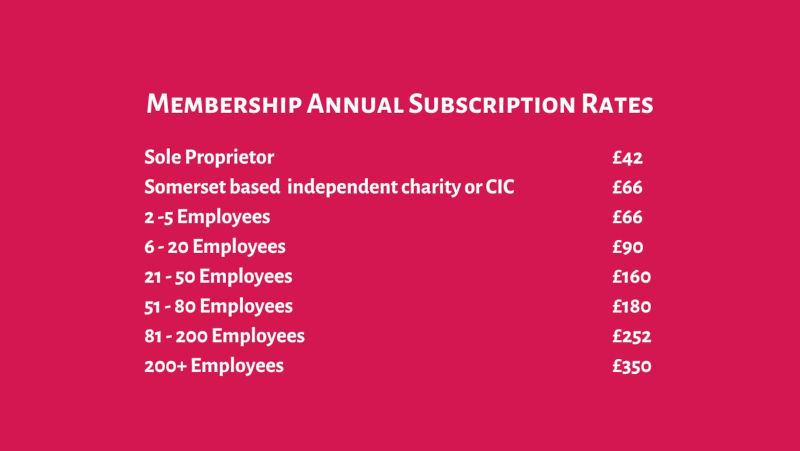 Membership Annual Subscription Rates visual